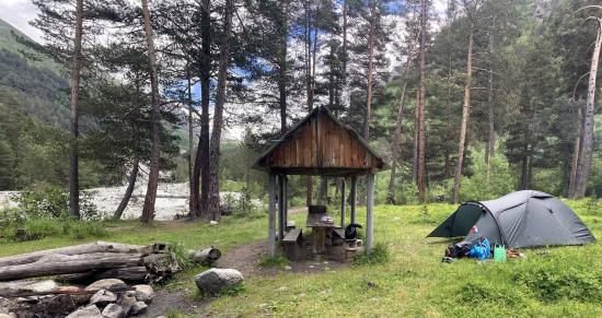 Наш отель у реки Адылсу