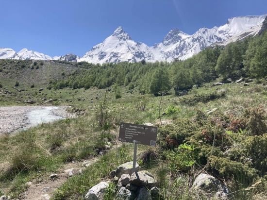 Путь вдоль левого берега реки